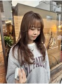レイヤーカット/前髪あり/ナチュラル/ベージュ/10代20代30代40代