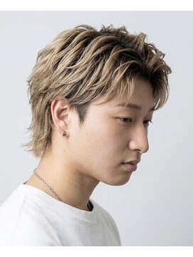 レボ 片町店(Revo) フェザーショート×ミルクティー