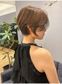30代/色気/女性/大人/ショートボブ/ミルクティーブロンドヘア