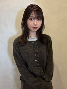 リタ(Lita.) しっとりbrown/レイヤー/ニュアンスセミロング【新保/青江】