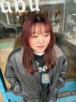 チェリーコーク ウブ(CHERRY COKE ubu)&nbsp;~ハッシュカットで顔まわりに動きをつけました♪~