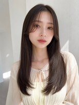 ノア 三宮店(NOA)&nbsp;【NOA】韓国風ロングレイヤー髪質改善ストレート美髪艶カラー