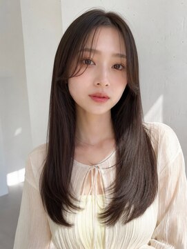 ノア 三宮店(NOA) 【NOA】韓国風ロングレイヤー髪質改善ストレート美髪艶カラー