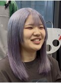 ラベンダーカラーケアブリーチエンドカラー