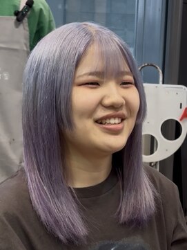 アウラ(AURA) ラベンダーカラーケアブリーチエンドカラー
