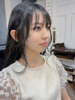 hyon myon/RISEbyREVO 綾瀬店【ヒョンミョン】&nbsp;ハッシュカット/デザインカラー/グレージュ[綾瀬駅/韓国ヘア]