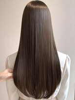 エダ 髪質改善 鎌倉(edA.) 髪質改善ストレート/縮毛矯正/艶髪/ダークグレージュ