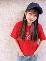 エクステ専門店あるじゃんすー 柏店&nbsp;Pink beigeインナーカラー#エクステ#柏#グラデーションカラー