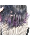 毛先ポイント×パープル