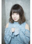 【salon de MiLK 原宿】ふわふわウェーブ×サファリベージュ