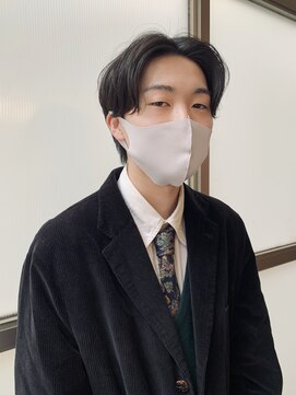 バイフィフス 原宿/表参道(by fifth) センターパートニュアンスパーマスパイラルパーマメンズパーマ