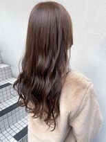 モルニ(MORNI)&nbsp;マロンベージュ_マロンベージュ Aラインボブ かきあげ