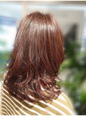 ミディアムショートレイヤーカット/fox.hair