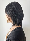 ショートレイヤー_グレージュカラーボブウルフ_ba400611