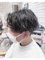 【Moana綱島】#スパイラルパーマ#センターパーマ#メンズ刈り上げ