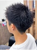 20代30代40代メンズフェードカット刈り上げ短髪ワイルド