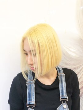 デザイニングヘアードゥ(designing hair Deux) プレミアムブリーチボブ
