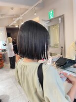 キャンバス バイ ネオリーブ 横浜西口(Canvas by neo.)&nbsp;切りっぱなしボブ フラットボブ ナチュラルボブ