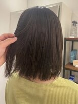 フレイムス ヘアアンドリラックス 戸田店(Frames hair&relax) 透け感ブラックカラー＊ボブヘア