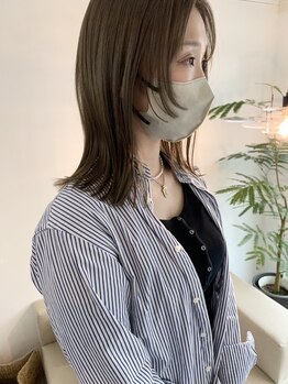 ソソヘアー(soso hair.)の写真/おしゃれを楽しみながら白髪カバーが叶う☆ヘアケアとセットでダメージ悩みもしっかりカバーしうる艶髪へ◎