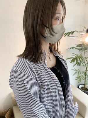 おしゃれを楽しみながら白髪カバーが叶う☆ヘアケアとセットでダメージ悩みもしっかりカバーしうる艶髪へ◎