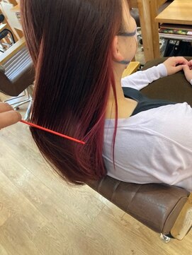 グランバイ アトリエドングリ(Grand × AtlierDonguri) お客様髪質改善データ1295(インナーカラー)