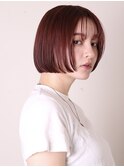 デザインカラーレイヤーカットウェットヘアオリーブベージュ0702