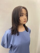 パドル(Paddle)&nbsp;ハッシュカット/韓国ヘア/レイヤーカット/ブラウンベージュ