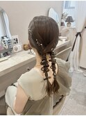 人気上昇中★艶々タイトツイン 金箔