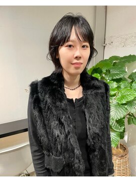 クリアーオブヘアー 栄南店(CLEAR of hair) 黒髪レイヤーボブ/RIHO