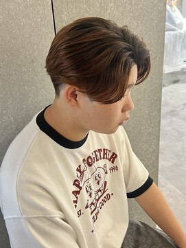 ニアウ 太田店(Niau) メンズナチュラルセンターパート質感重視ニュアンスパーマ