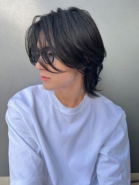 トルネード(TORNADO) メンズミディアムヘアニュアンスカルマパーマ面長絶壁K20241101