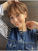 ショート×サファリベージュ