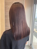 ポジ(poji)&nbsp;髪質改善カラー　艶カラー　ブラウンカラー　ミディアム