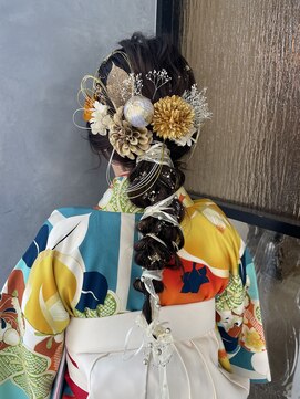 ネオリーブ ジューク 日吉店(Neolive JuQ) 慶應義塾大学卒業式袴着付けヘアアレンジ☆日吉