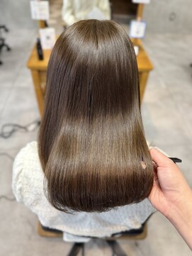 アイノアシェール 西宮(AInoa Cher) 【極上の髪質改善】プレミアムカラーエステ/艶髪/オリーブカラー