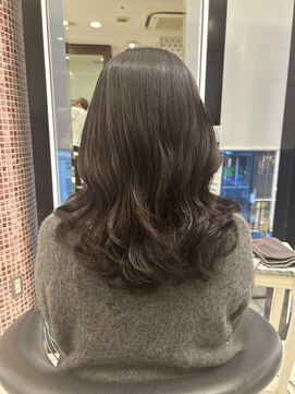 アピッシュ ギンザ(apish ginza) ミディアムパーマ/コテ巻き風パーマ/デジタルパーマ/前髪パーマ