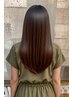 【湿気に勝つ！】美髪矯正＋ケラリファイントリートメント ￥24,000
