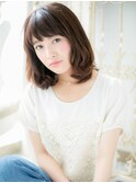 mod's姪浜/大人美人ふんわり抜け感ウェーブパーマエアリーボブi