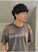 シャドウパーマ　ニュアンスパーマ　メンズパーマ　スパイラル