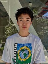 ヒュージ 表参道(huge)&nbsp;スパイキーショート/刈り上げないニュアンスパーマ/メンズ