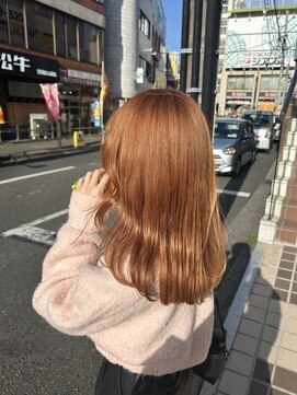 ショコララテ 夏カラー大人っぽオレンジベージュ