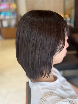 ヘアリゾート粋 ティガ 池袋店(tiga) 絹髪/髪質改善カラー/艶髪ストレート/美髪/ミディアムレイヤー