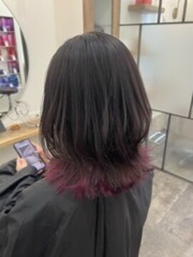 シアアルン 新小岩店(SHEER alun) ワインレッド/インナー