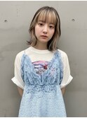 インナーブリーチ　インナーカラー　グレージュ