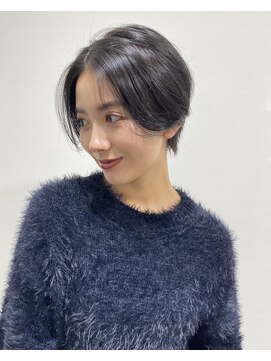 エアー 青山(AIR) ショートボブ30代40代50代前髪あり前髪なし丸みコンパクト
