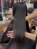 ロンドミラー 博多店(Lond Mirror)&nbsp;ミディアムヘア/暗めカラー/デザインカラー/グランマッシュ