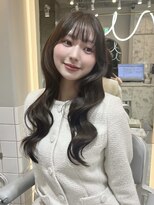 シーシンジュク 新宿南口(Sea shinjuku)&nbsp;アッシュカラー×ウェーブヘア［韓国/新宿/レイヤーカット］