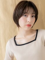 カバーヘア ブリス 大宮西口(COVER HAIR bliss) 黒髪リタッチカラー大人美人丸みショートマッシュX大宮30代40代