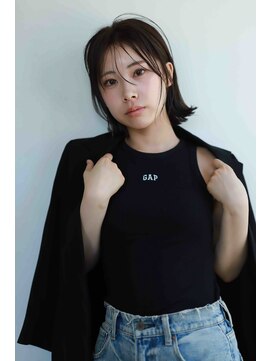 エフェクト 横浜(effect) 外ハネひし形くびれヘア韓国ヘア顔周りレイヤーカット